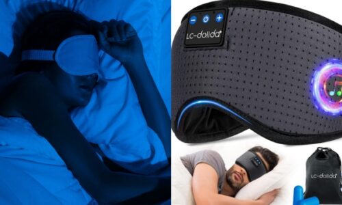 Bluetooth Sleep Mask: Uninterrupted Sleep with Added Convenience